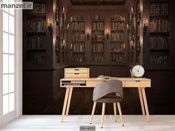 پوستر سه بعدی طرح کتابخانه کد DA-4533