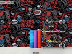 پوستر دیواری باشگاه بدنسازی کد DP-4724