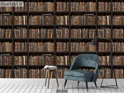 پوستر دیواری طرح کتابخانه کد DP-4740