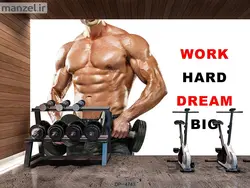 پوستر دیواری باشگاه بدنسازی کد DP-4743