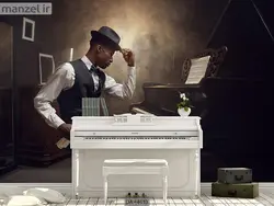 پوستر دیواری نوازنده پیانو کد DA-4613