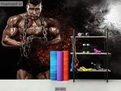 پوستر دیواری باشگاه بدنسازی کد DA-4571