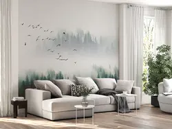 پوستر دیواری منظره جنگل مه آلود M10010500