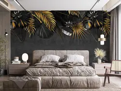 پوستر دیواری لاکچری طرح برگ M10046000