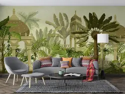 پوستر دیواری طرح برگ و درخت M10046600