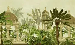 پوستر دیواری طرح برگ و درخت M10046600