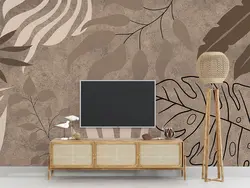 پوستر دیواری کلاسیک طرح برگ M12110630