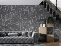 پوستر دیواری چهره مدرن هنری M12110920