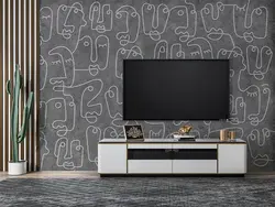 پوستر دیواری چهره مدرن هنری M12110920