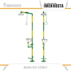 دوش و چشم شوی کربن استیل (CS1-1/2SH-P)