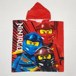 پانچو حوله ای پسرانه طرح دار برند لگو کد kids542 | فروشگاه الوند