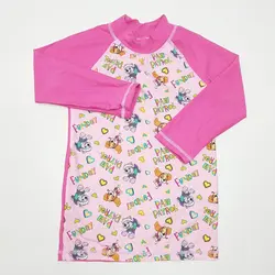 بلوز شنای دخترانه طرح دار برند نیکلودئون کد kids459 | فروشگاه الوند