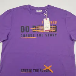 تیشرت بنفش پسرانه برند او وی اس کد kids801 | فروشگاه الوند