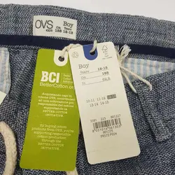 شلوار لینن پسرانه برند او وی اس کد kids805 | فروشگاه الوند