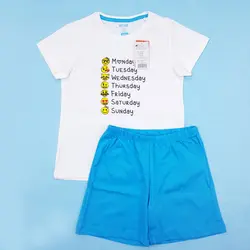 خرید و قیمت ست تیشرت شلوارک طرحدار بچگانه دخترانه برند emoji کد kids894 – فروشگاه الوند