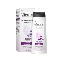 شامپو ضد ریزش مو بیومونتی BIOMONTI حاوی بوتاکس و پروکپیل 400 میلی لیتر