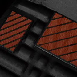 کفپوش پنج بعدی چرمی رایکو مناسب پژو 206 و 207 کد 12315