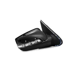 آينه بغل راست پژو پارس برقی سوکت جدید راهنما دار فلاپ خام پیشگام  کد 12582