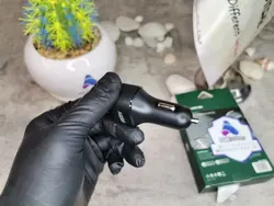 شارژر فندکی ۱۲ وات گرین green + کابل ۱ متری