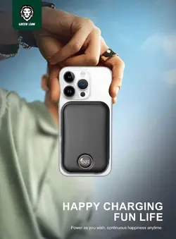 پاوربانک مگ سیف گرین ۲۰۰۰۰ میلی آمپر Monaco