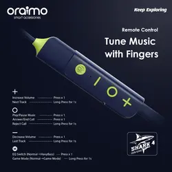 هندزفری گردنی اورایمو مدل Oraimo Shark 4