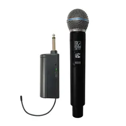 مشخصات، قیمت و خرید میکروفن بی سیم شارژی پی وی مدل JM-121