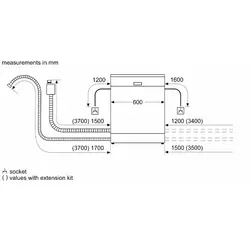 ماشین ظرفشویی توکار بوش مدل BOSCH SMV46JX10Q - خانه بوش - لوازم خانگی بوش