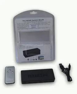 سوئیچ 4 پورت HDMI سیترو مدل HDSW4-P-Plastic