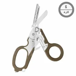 قیچی نجات لدرمن مدل Raptor Rescue رنگ خاکی