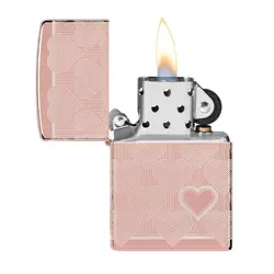 فندک زیپو کد 49811 Zippo Heart Design