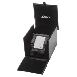فندک زیپو تمام نقره با برلیان کد 49554 Zippo Sterling Flame