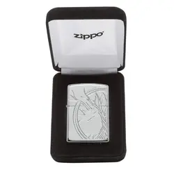 فندک زیپو تمام نقره کد 49552 Zippo Sterling Tree of Life Design