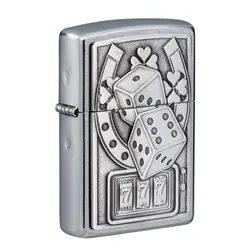 فندک زیپو کد 49294 Zippo Lucky 7 Emblem Design