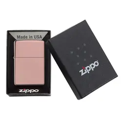 فندک زیپو کد Zippo Classic Rose Gold 49190