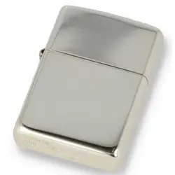 فندک زیپو تمام نقره براق کد 15 Zippo Hi Polish Sterling Silver
