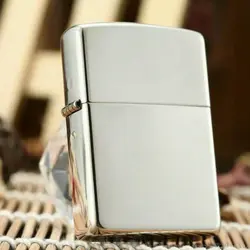 فندک زیپو تمام نقره براق کد 15 Zippo Hi Polish Sterling Silver
