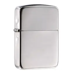 فندک زیپو تمام نقره براق رپلیکا کد 23 Zippo 1941 Hi Polish Sterling Silver