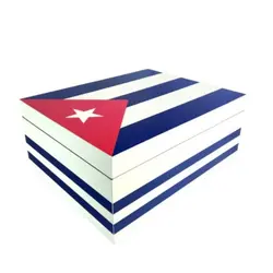 هومیدور چوبی سیکارلان پرچم کوبا Sikarlan Humidor Cuban Flag HAB-7