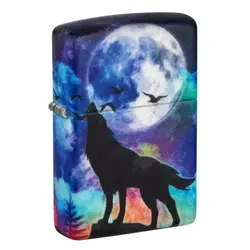 فندک زیپو کد 49683 Zippo Wolf Design