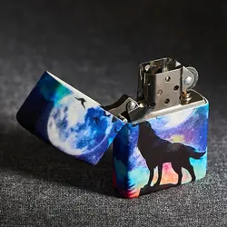 فندک زیپو کد 49683 Zippo Wolf Design