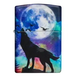 فندک زیپو کد 49683 Zippo Wolf Design