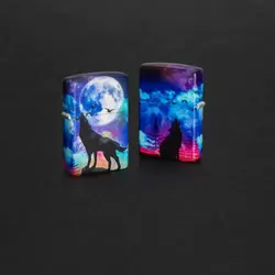 فندک زیپو کد 49683 Zippo Wolf Design