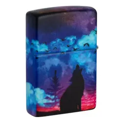 فندک زیپو کد 49683 Zippo Wolf Design