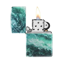 فندک زیپو کد 48621 Zippo Rogue Wave Design