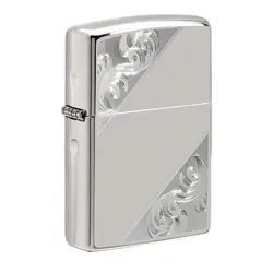 فندک زیپو تمام نقره کد 49479 Zippo Sterling Silver Filigree