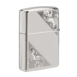 فندک زیپو تمام نقره کد 49479 Zippo Sterling Silver Filigree
