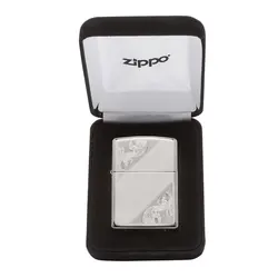 فندک زیپو تمام نقره کد 49479 Zippo Sterling Silver Filigree