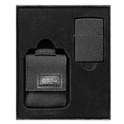 ست فندک زیپو و کیف 49402 Zippo Tactical Pouch Black
