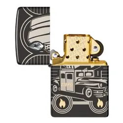 فندک زیپو کلکسیونی 75سالگی کد 49693 Zippo Car 75th