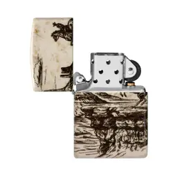 فندک زیپو کد 48518 Zippo Wild West Scene